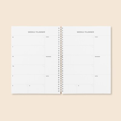 Weekly Goals Planner Spread